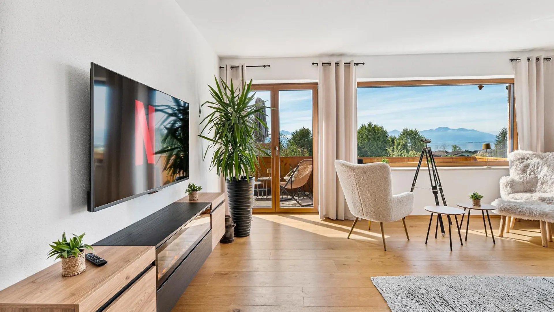 Chalet Am See - Seeblick Bergblick Modern Charmant Neu Seeon-Seebruck Apartamento